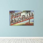 Toile Ft. Lauderdale, Floride - Scènes de grandes lettre (Insitu (Plancher de Bois))