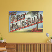 Toile Ft. Lauderdale, Floride - Scènes de grandes lettre (Insitu(Salon))