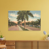 Toile Ft. Lauderdale, Floride - Vue de Las Olas (Insitu(Salon))