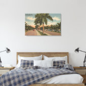 Toile Ft. Lauderdale, Floride - Vue de Las Olas (Insitu(Chambre))