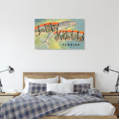 Toile Ft. Myers, Floride - Scènes de grandes lettres (Insitu(Chambre))