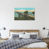 Toile Ft. Myers, Floride - Vue du pont du sentier Tamiam (Insitu(Chambre))