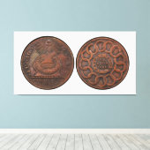 Toile Fugio Cent Mindrez votre entreprise avant et arriè (Insitu (Plancher de Bois))