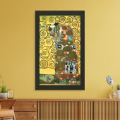 Toile Fulfillment aka The Embrace par Gustav Klimt (Insitu(Salon))