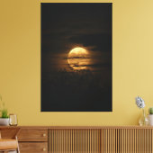 Toile Full Moon Glow Behind Dark Clouds (Insitu(Salon))