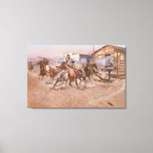 Toile Fumée d'art raffiné d'un 45 par Charles Marion Rus