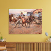 Toile Fumée d'un "45" (Insitu(Salon))