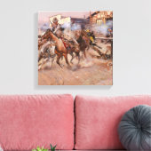 Toile "Fumée d'un 45" par Charles M Russell (Insitu(Salon))