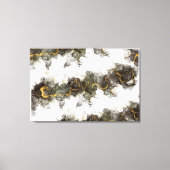 Toile Fumée en gris noir se déplaçant avec des teintes o (Recto)