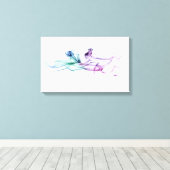 Toile Fumée violette (Insitu (Plancher de Bois))