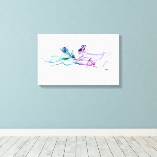 Toile Fumée violette (Insitu (Plancher de Bois))