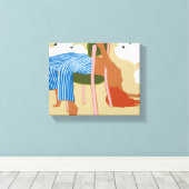 Toile Fumer et faire des nuages (Insitu (Plancher de Bois))