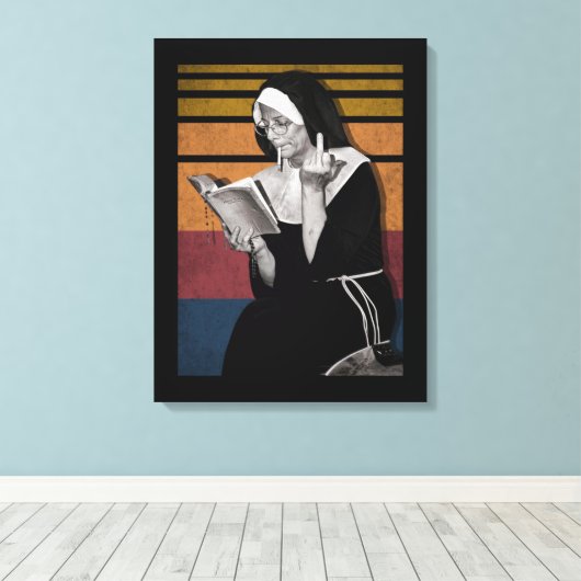 Toile Fumer les soeurs style rétro (Insitu (Plancher de Bois))