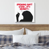 TOILE FUMER N'EST PAS COOL, C'EST MORT (Insitu(Chambre))