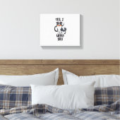 Toile Funky Australian Shepherd Maman Cadeaux Aussie Oui (Insitu(Chambre))