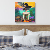 Toile Funky Cool Boho Witch Art Wall (Insitu(Chambre))