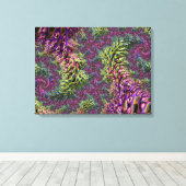 Toile Funky Groovy Abstrait Numérique Art Fractal (Insitu (Plancher de Bois))
