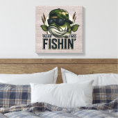 Toile Funny Bass Fishing  (Insitu(Chambre))