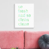 Toile Funny Bathroom Wall Art Imprimer si frais et propr (Insitu(Salon))