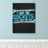 Toile Funny Car Mechanic Design | Mechanic Canvas (Insitu (Plancher de Bois))