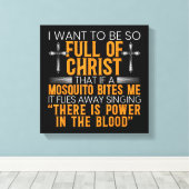 Toile Funny Christian Religious Servant of God Faithful (Insitu (Plancher de Bois))