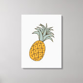 Toile Funny cool pineapple  (Recto)