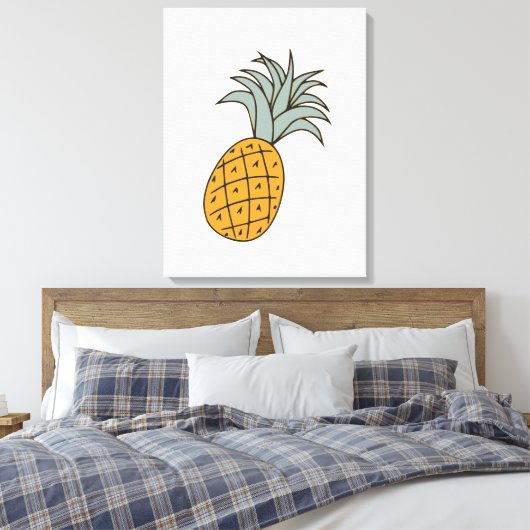 Toile Funny cool pineapple  (Insitu(Chambre))