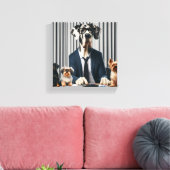 Toile Funny Great Dane Mantle de travail comptable (Insitu(Salon))