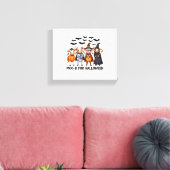 Toile Funny Highland Cow Moo-d pour Halloween (Insitu(Salon))