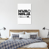 Toile Funny HVAC Venin For Men Cool Technician Air Condi (Insitu(Chambre))