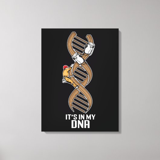 Toile Funny Lineman Cadeau Père Câble électrique Linéair (Recto)