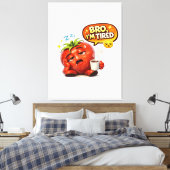 Toile Funny Strawberry "Bro I'm Tired" Graphic Tee (Insitu(Chambre))