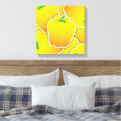 Toile Funy yellow pepper (Insitu(Chambre))