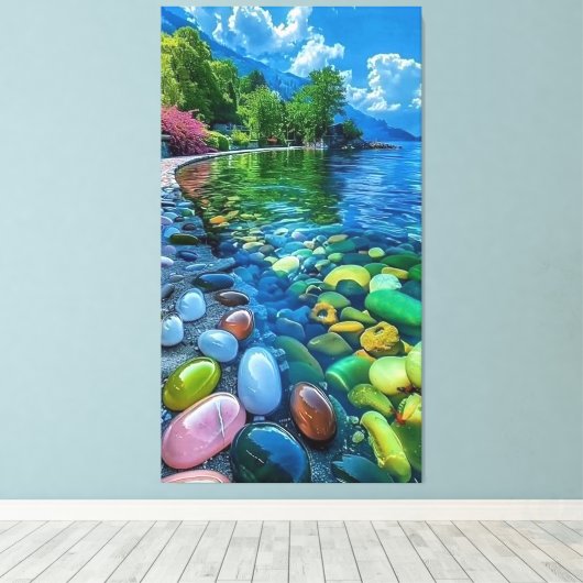 Toile Furry Memories – Custom Canvas Portraits (Insitu (Plancher de Bois))