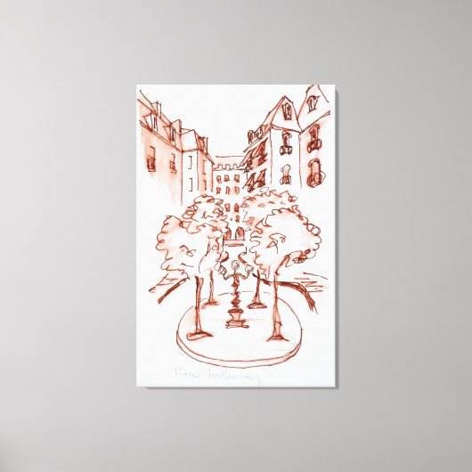 Toile Furstenberg, Eglise Saint-Germain-des-Prés, Paris (Recto)