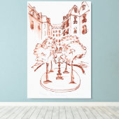 Toile Furstenberg, Eglise Saint-Germain-des-Prés, Paris (Insitu (Plancher de Bois))