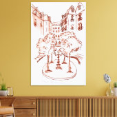 Toile Furstenberg, Eglise Saint-Germain-des-Prés, Paris (Insitu(Salon))