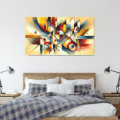 Toile Fusion Abstraite – Édition Limitée d'Art (Insitu(Chambre))