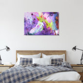 Toile "Fusion des teintes" Art Abstrait contemporain (Insitu(Chambre))