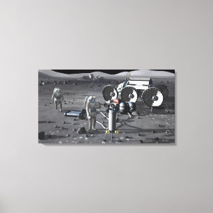 Toile Futures missions 5 d'exploration d'espace