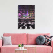 Toile Futuristic Lights (Insitu(Salon))