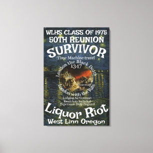 Toile FW HG SL Survivant RÉUNION DE LA PROMOTION WLHS 50