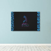 Toile G - Lettre hébraïque Gimel - Panneau d'inscription (Insitu (Plancher de Bois))