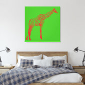 Toile Gabarit rouge (Insitu(Chambre))