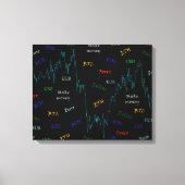 Toile Gagnez de l'argent sur Forex (Recto)