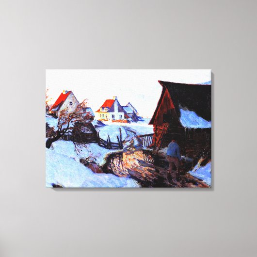 Toile Gagnon - Matinée de mars (Recto)