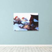 Toile Gagnon - Matinée de mars (Insitu (Plancher de Bois))