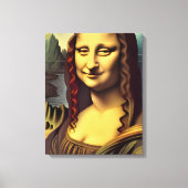 Toile Galactique Ufo Mona Lisa Imprimer (Recto)