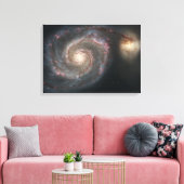 Toile Galaxie à bulles (espace) (univers) (Messier 51A) (Insitu(Salon))
