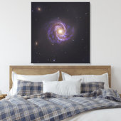 Toile Galaxie spirale M100 et Supernova SN2006X (Insitu(Chambre))